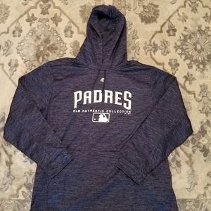 NWOT- Padres Baseball hooded sweatshirt.